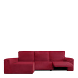 Left long arm chaise longue cover Eysa JAZ Burgundy 180 x 120 x 360 cm-0