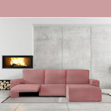Right short arm chaise longue cover Eysa JAZ Pink 120 x 120 x 360 cm-4