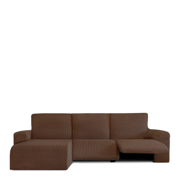 Right short arm chaise longue cover Eysa JAZ Brown 120 x 120 x 360 cm-0