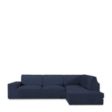 Right long arm chaise longue cover Eysa ROC Blue 110 x 120 x 500 cm-0