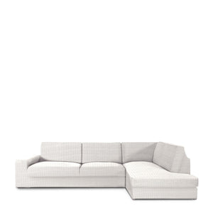 Sofa Cover Eysa JAZ White 110 x 120 x 500 cm-0