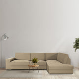 Sofa Cover Eysa JAZ Beige 110 x 120 x 500 cm-4