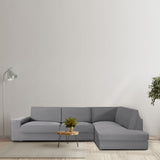 Sofa Cover Eysa JAZ Grey 110 x 120 x 500 cm-4