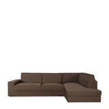 Sofa Cover Eysa JAZ Brown 110 x 120 x 500 cm-0