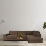 Sofa Cover Eysa JAZ Brown 110 x 120 x 500 cm-4