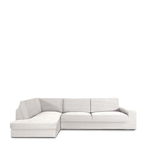 Sofa Cover Eysa JAZ White 110 x 120 x 500 cm-0