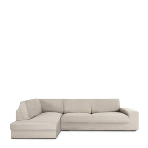 Sofa Cover Eysa JAZ Beige 110 x 120 x 500 cm-0