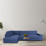Sofa Cover Eysa JAZ Blue 110 x 120 x 500 cm-4