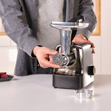 Meat Grinder Black & Decker BXMMA2200E Black Silver Stainless steel Aluminium 2200 W-1