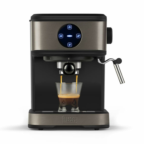 Superautomatic Coffee Maker Black & Decker BXCO850E Black Silver 850 W 20 bar 1,2 L 2 Cups-0