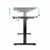 Desk TooQ TQESSD22-BK Black Steel-2