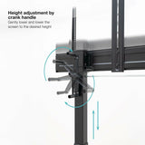 Screen Table Support TooQ FS20406HM-B 60" 100" (1 Unit)-5