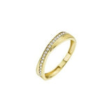 Ladies' Ring Lotus AF00016/16 Golden 16-0