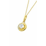 Ladies' Pendant Lotus HIN00218/45 Golden-0