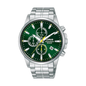 Men's Watch Lorus RM381HX9 Green Silver-0