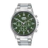 Men's Watch Lorus RT315KX9 Green Silver-0