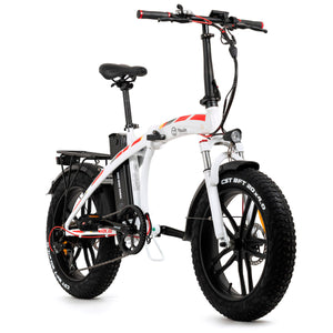 Electric Bike Youin BK1600W DUBAI White 20" 25 km/h-0