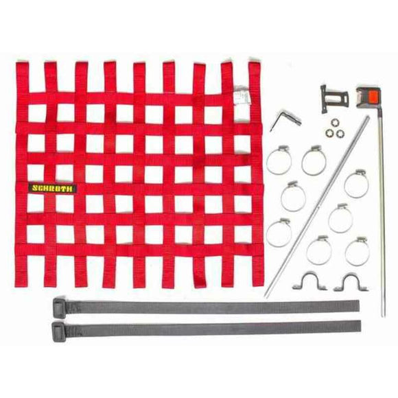 Window Net SCHROTH RACING Red-0