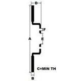 Brake Discs Black Diamond BDKBD1172COM Drill-4