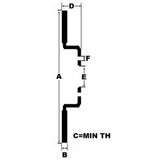 Brake Discs Black Diamond BDKBD1214COM Drill-1