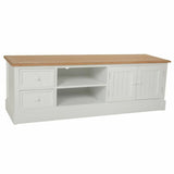 Multipurpose Chest of Drawers Alexandra House Living White Natural Paolownia wood MDF Wood 45 x 50 x 150 cm-0