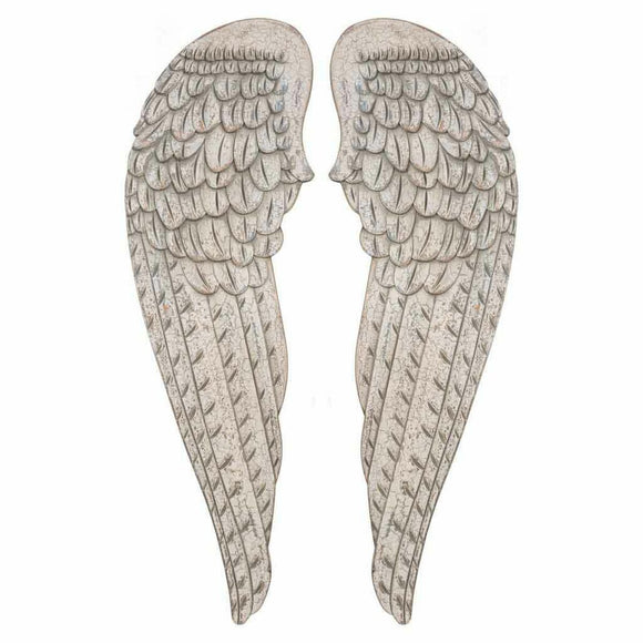 Set of Figures Alexandra House Living White MDF Wood Wings 4 x 103 x 32 cm-0