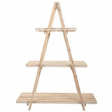 Counter Display Alexandra House Living Fir wood 127 x 38 x 98 cm Shelves 3 Shelves-4