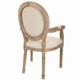 Dining Chair Alexandra House Living Beige 46 x 96 x 55 cm-3