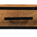 Hall Table with Drawers Alexandra House Living Brown Black Iron Mango wood 41 x 77 x 121 cm-1