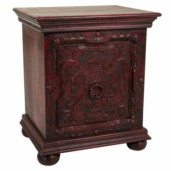 Nightstand Alexandra House Living Red 40 x 59 x 50 cm-0