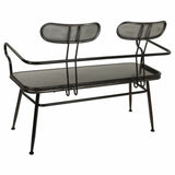 Bench Alexandra House Living Brown Metal 53 x 88 x 122 cm-4