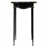 Set of 2 tables Alexandra House Living Black Metal 75 x 75 x 50 cm-3