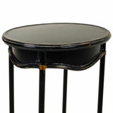 Set of 2 tables Alexandra House Living Black Metal 75 x 75 x 50 cm-1