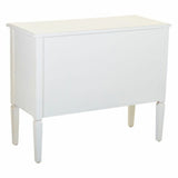 Chest of drawers Alexandra House Living White Rattan Fir wood MDF Wood 72 x 38 x 88 cm-5