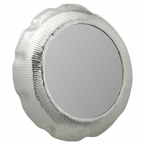 Wall mirror Alexandra House Living Silver Metal Glass 76 x 11 x 76 cm-0