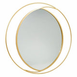 Wall mirror Alexandra House Living Golden 91 x 2 x 91 cm Circle-3