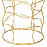 Side table Alexandra House Living Gold Metal 46 x 60 x 46 cm-1