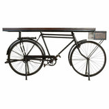 Hall Alexandra House Living Bike Brown Black Iron Mango wood 50 x 90 x 198 cm-5