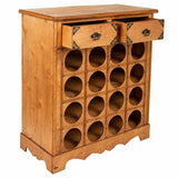 Bottle rack Alexandra House Living PVC Wood Iron 31 x 69 x 63 cm With boxes-5