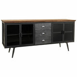 Sideboard Alexandra House Living Brown Grey Wood Metal 42 x 74 x 164 cm-0