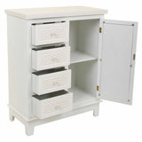 Hall Alexandra House Living White Cream Metal Pine MDF Wood 32 x 84 x 66 cm-2