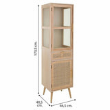 Cupboard Alexandra House Living Natural MDF Wood 173 x 40 x 46 cm-1