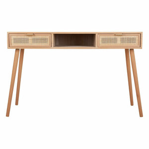 Hall Table with Drawers Alexandra House Living Natural MDF Wood 79 x 42 x 120 cm-0