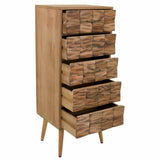 Chest of drawers Alexandra House Living Natural Paolownia wood 108 x 38 x 44 cm-5