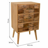 Chest of drawers Alexandra House Living Natural Paolownia wood 75 x 38 x 45 cm-1