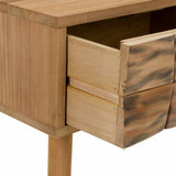 Hall Table with Drawers Alexandra House Living Natural Paolownia wood 43 x 79 x 87 cm-3