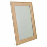 Wall mirror Alexandra House Living Natural MDF Wood 100 x 2 x 70 cm-4