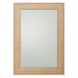 Wall mirror Alexandra House Living Natural MDF Wood 100 x 2 x 70 cm-0