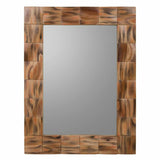 Wall mirror Alexandra House Living Natural 84 x 2 x 62 cm Rectangular-0