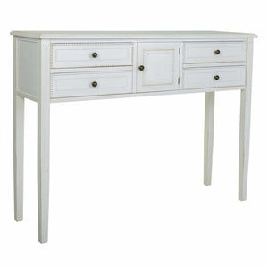 Hall Table with Drawers Alexandra House Living White Fir wood MDF Wood 36 x 92 x 120 cm-0